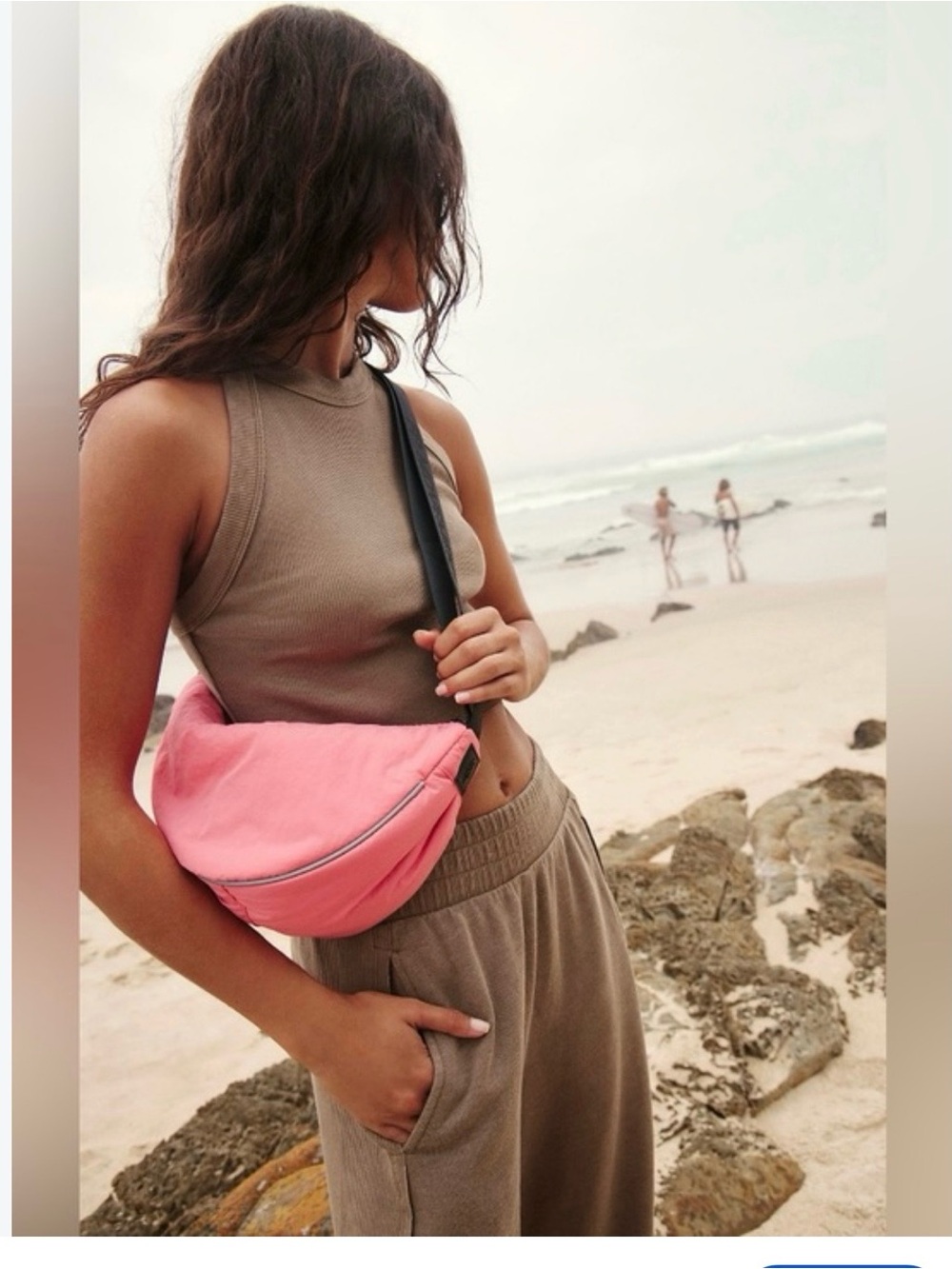 Free people movement Pink Crossbody Belt Bag